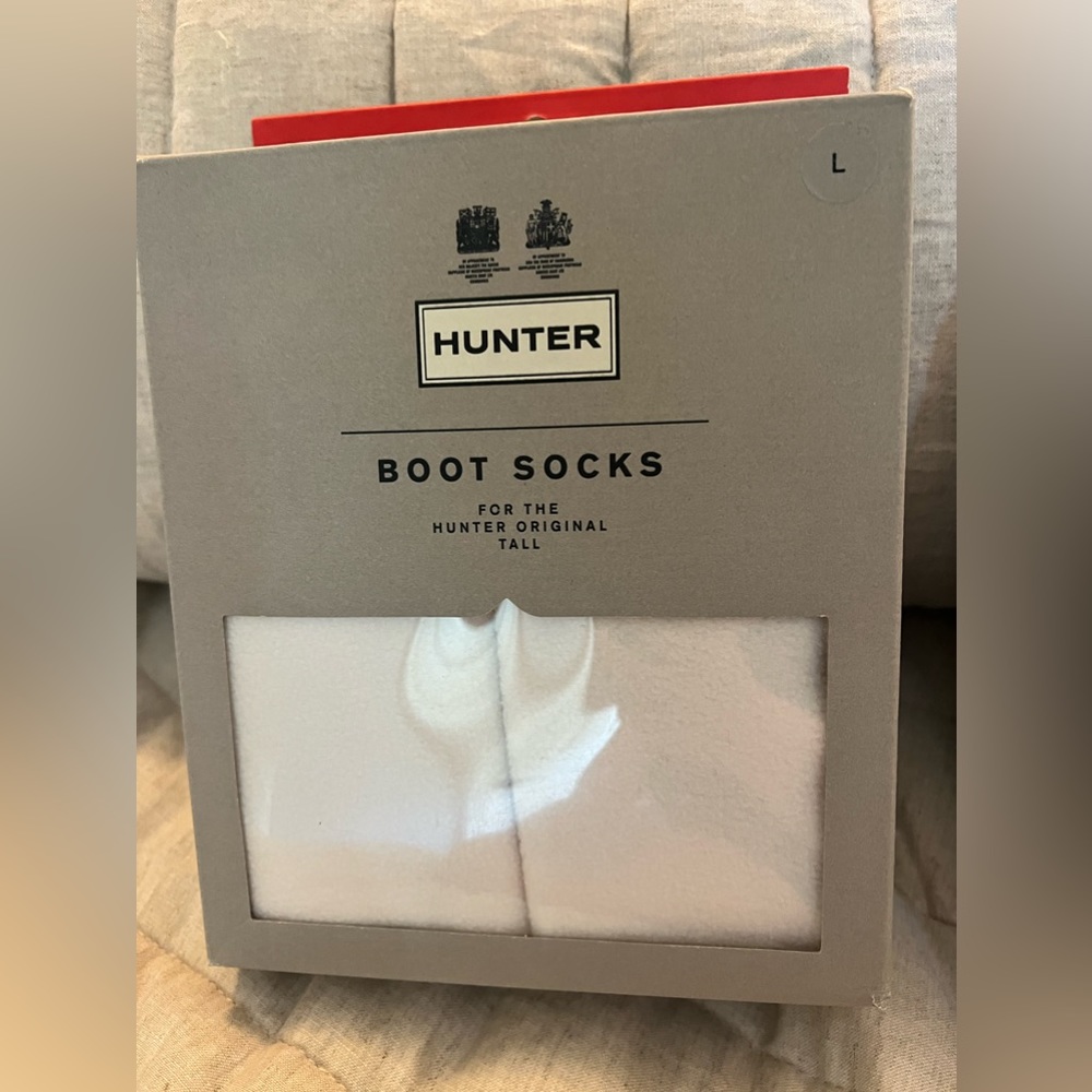 Hunter Cream boot socks